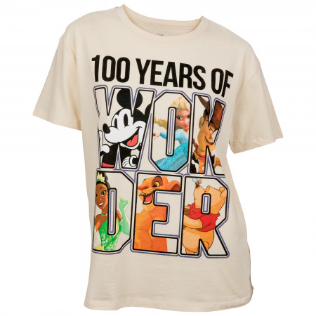 Disney 100 Years of Wonder Junior's Relaxed Loose Fitting T-Shirt